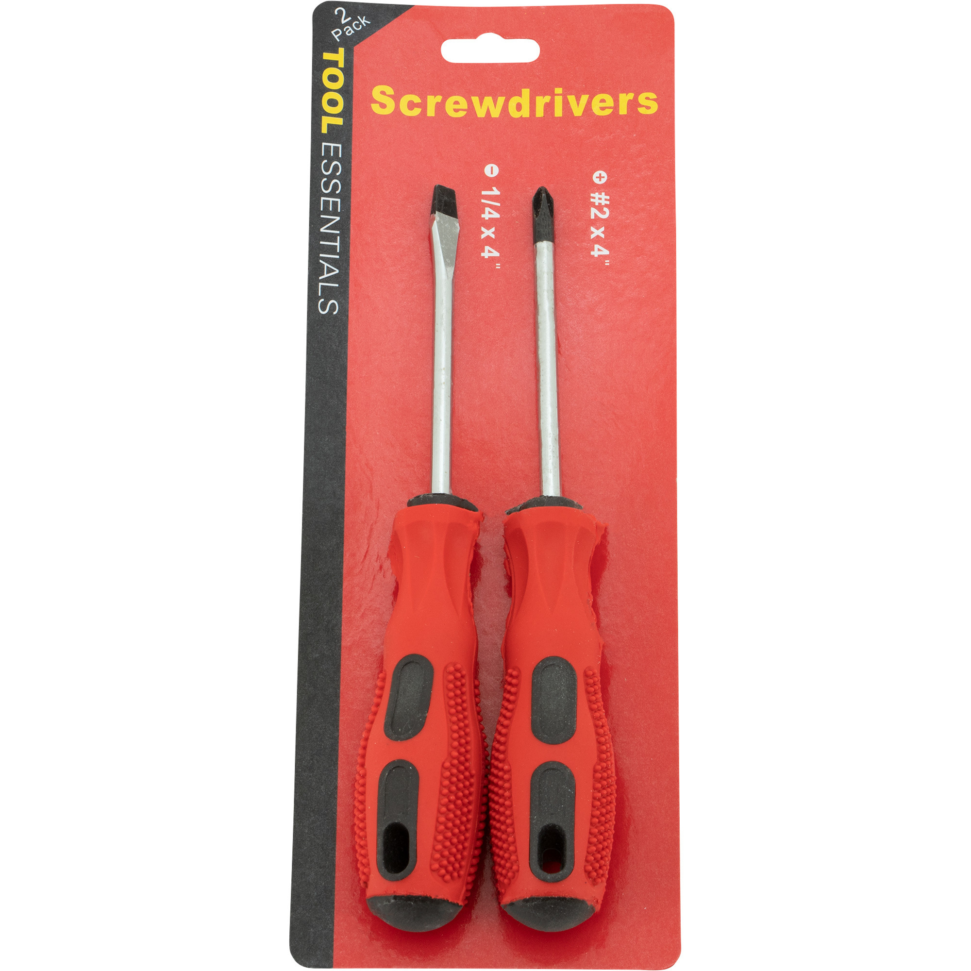 Toolmart 2Pc. Screwdriver Set — 1 Philips, 1 Flat, Model SDSD0402